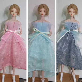 Bling дантела рокля / пеперуда принцеса рокля сватбена рокля пола / 30cm кукла дрехи облекло за 1/6 Xinyi FR ST кукла Барби