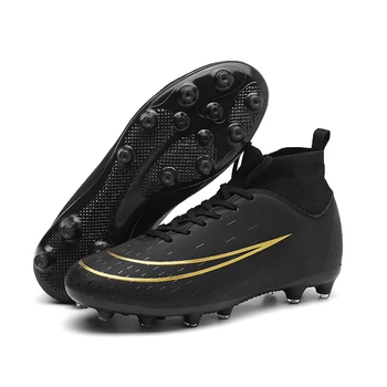 C.Ronaldo Chuteira Society Футболни обувки Cleats на едро на открито износоустойчиви Шипове футболни обувки Футзал обучение маратонки