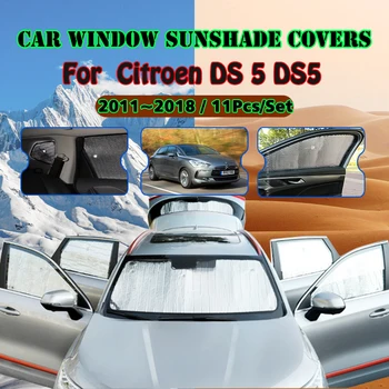 Car Full Coverage сенник за Citroen DS 5 DS5 2011~2018 2012 2013 2014 Anti-UV слънцезащитен прозорец сенник покритие аксесоари