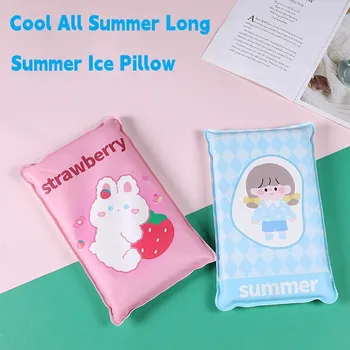 Cartoon Summer Ice Cold Pillow Massager Therapy Insert Mat Muscle Relief Cooling Gel Pillow Sleeping Aid Pad Neck PVC възглавница