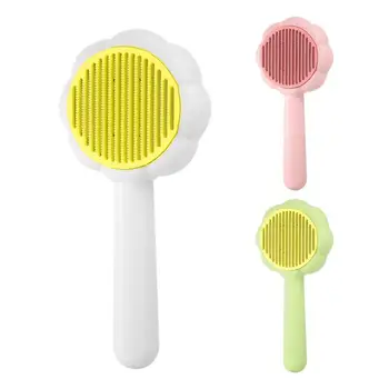 Cat Brush Pet Hair Brush Self Cleaning Deshedding Grooming Tool Pet Hair Remover Pets Dematting Comb Dogs Accessories