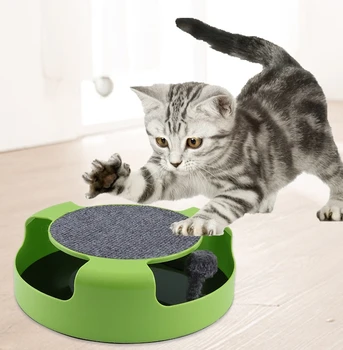 Cat Toy Self-Hi Relieving Stuffy Amusement Plate Cat Turntable