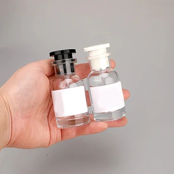 Clear парфюм пълнител бутилка стъкло 30ml празен парфюм пулверизатор спрей бутилка фина мъгла Liduid грим буркани контейнер на едро