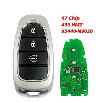 CN020274 Следпродажбено обслужване за Hyundai Tucson 2021 Интелигентен ключ 95440-N9020 FOB-4F25 3 бутона 433MHz ID47 чип