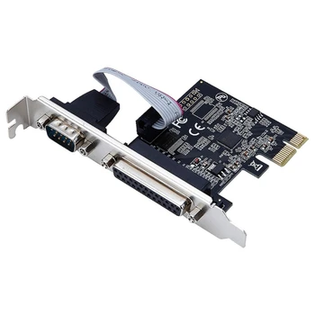 COM & DB25 принтер паралелен порт RS232 сериен порт LPT към PCI-E PCI карта дропшипинг
