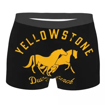 Custom Dutton Ranch Yellowstone Боксерки Шорти Мъжки слипове Бельо Мода Долни гащи