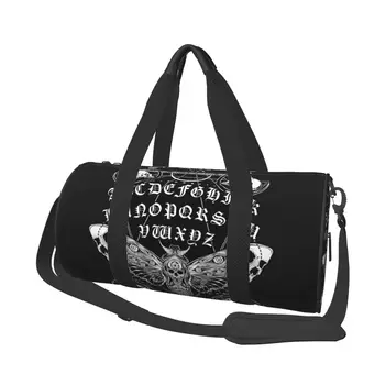 Death Moth Spirit Gym Bag Board Gothic Magic Portable Sports Bags Large Capacity Swimming Handbag Fitness Bag For Male Female
