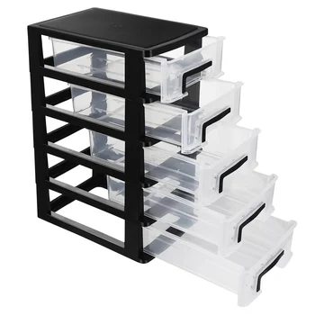 Desktop Organizer Разглобяем рафт чекмедже съхранение организатор пластове чекмедже тип килер кутии за съхранение офис училище снабдяване