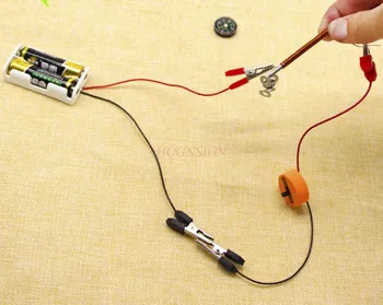 DIY наука и технологии малки студенти производство малко изобретение ръчна работа наука експеримент материал пакет електромагнит