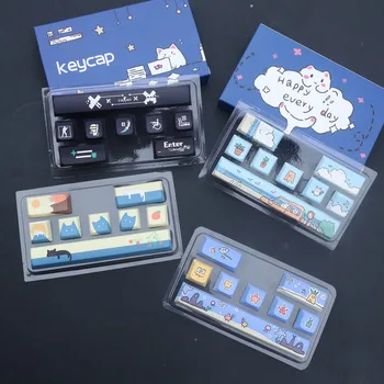 DIY персонализирана капачка за ключове 8 бр. с пет страни на термична сублимация Cherry High Mechanical Keyboard keycaps