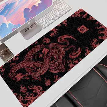 Dragon Mouse Pad 900x400 Game Keyboard Mousemat Laptop Keyboard Pads Speed Mousepad Large Gaming Accessories Deskmat HD Print