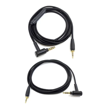 DXAB шумопотискащ кабел за слушалки за слушалки Urbanite XL с контрол на силата на звука Слушалка плетен кабел Подобрен звук