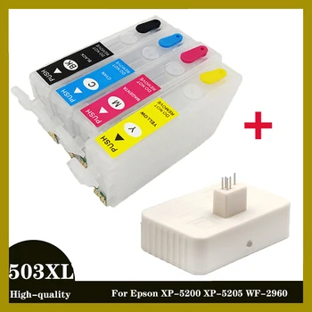 Europe 503XL 503 T503 T503XL Зареждаща се касета с мастило без чип за принтери Epson XP-5200 XP-5205 WF-2960 WF-2965