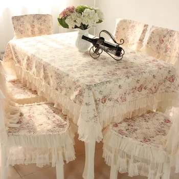 Europe полиестерна покривка стол комплекти бродирани флорални кухи таблица покритие правоъгълни елегантни дома парти сватбена декорация Q