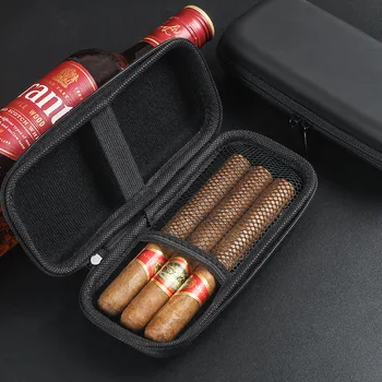 EVA чанта за пури кутия Външна чанта за носене на пури за пътуване Запалка за пушене на резачки за пури Кутия за съхранение на инструменти