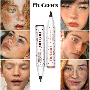 Face Fake Freckles Pen Natural Waterproof Lifelike Fake Freckles Pen For Long Lasting Look Dot Spot Pen Makep Tool Cosmetic