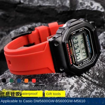 For Casio G-SHOCK GW6900 DW5600 GW-B5600 GM-5600 Mens Sport водоустойчив гумен силиконов часовник лента