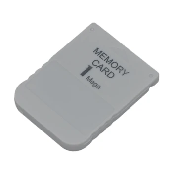 FOR PS1 PSX игри Използвайте карта с памет 1MB карта с памет Практична и достъпна бяла 1MB