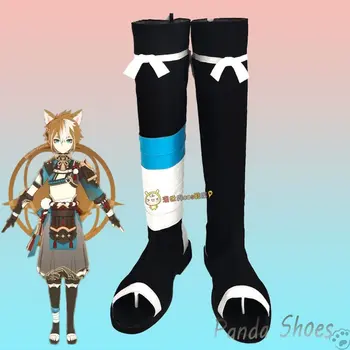 Genshinimpact Gorou косплей обувки комичен аниме игра Защото дълги ботуши Gorou косплей костюм реквизит обувки за Con Хелоуин парти