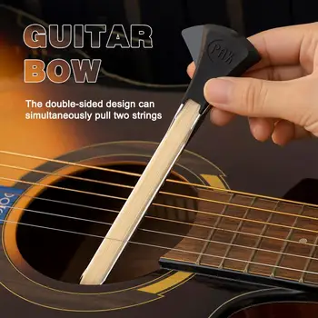 Guitar Bow with Guitar Picks Double Side Guitar Bow Създаване на виолончело и цигулка подобни звуци Аксесоари за китара
