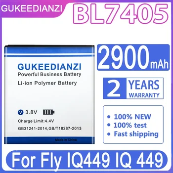 GUKEEDIANZI 2900mAh BL7405 Батерия за муха IQ449 BL 7405 BL-7405 Замяна Bateria Batteria + номер за проследяване
