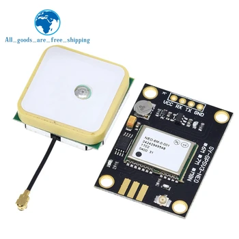 GY-NEO6MV2 нов NEO-6M GPS модул NEO6MV2 с управление на полета EEPROM MWC APM2.5 голяма антена за arduino