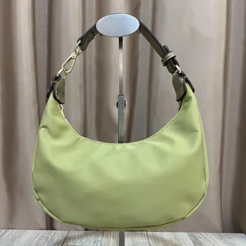 Half-Moon найлон рамо чанти за жени, дизайнер Hobos дама чанти, прости чанти за подмишници, случайни, лято
