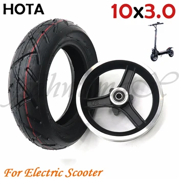 HOTA 255x80 гума за електрически скутер нула 10x Dualtron KuGoo M4 ъпгрейд 10 инча 10x3.0 80/65-6 външна тръба и сплав главина