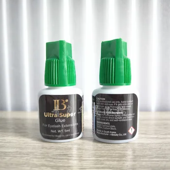 i-beauty IB Ultra super Glue Individual бързосъхнещи разширения за мигли лепило зелена капачка 5ml / бутилка лепило за мигли Оригинален магазин
