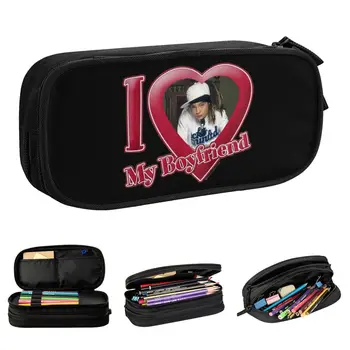 I LOVE MY BOYFRIEND TOM KAULITZ Калъфи за моливи Fun Tokio Hotel Pen Box Bags Kids Голям капацитет училищни пособия подарък молив торбичка