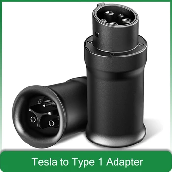 J1772 модел y/3/s/x Tesla към адаптер тип 1 EV зарядно устройство Аксесоари за автомобили за електрически превозни средства