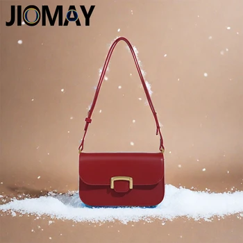 JIOMAY Допаминов стил голяма пазарска чанта за жени Луксозни дизайнерски чанти Висококачествен PU кожен портфейл Чанта за рамо с голям капацитет