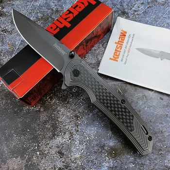 Kershaw 8310 Джобен нож 8cr13mov Сгъваем нож за ножове Оцеляване Тактическо оборудване Лов Външни ножове Дръжка от въглеродни влакна