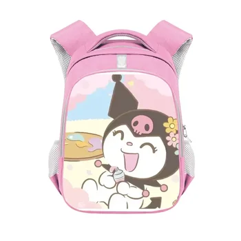 Kids Sanrio Kuromi Водоустойчива раница за училище Kawaii Аниме розова косплей чанта Чанта за пътуване Ученичка момиче подарък Mochila