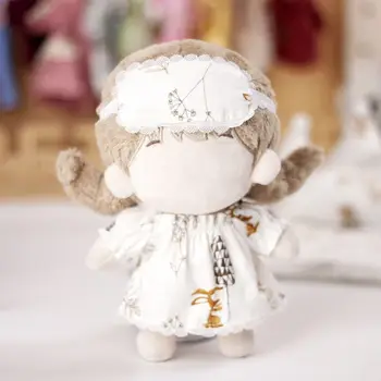 Korea Idol Doll Eye Mask Спално облекло Сладки кукли Дрехи Костюм Легло Продукт Quilt Възглавница Кукла Спящ За 20 см кукли