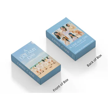 Kpop 55 карти/комплект IVE албум Мечтан ден Мито Ломо Малка карта колекционерска карта Wonyoung LIZ Gaeul Photo Card Момиче колекционерски подарък