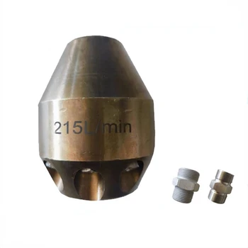  M22 / M36 1.5kg мина за почистване с високо налягане Дюза за охлаждане на превозни средства 135-350L / min Канализация драгиране и драгиране Керамична сърцевина Дюза