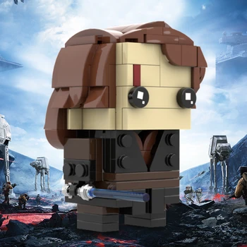 MOC Anakined Brickheadzs Space Movie Bricks Фигури Характер Warriors Битки Модел Градивен блок Детска играчка Подарък за рожден ден