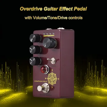 MOSKYAudio Overdrive Guitar Effect Pedal 4 Mode Switch & Volume/Tone/Drive Controls Digital Overdrive Guitar Effect Processor