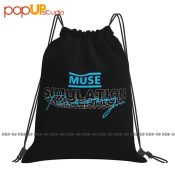 Muse симулация теория рок група лого шнур чанти фитнес чанта мода еко приятелски