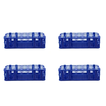 NEW-4X синя пластмаса 21 дупки кутия багажник притежателя за 50ML центрофужни тръби