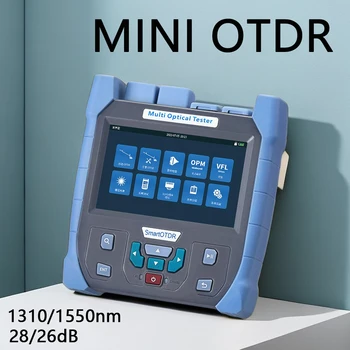  NK5100 Мини OTDR оптичен рефлектометър за време 1310 / 1550nm 28 / 26dB многофункционален оптичен измервателен уред