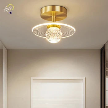 Nordic LED таванна лампа Вътрешно осветление Домашна лампа Спалня Нощно шкафче Хол Маса за хранене Коридор Декорация Таван светлина