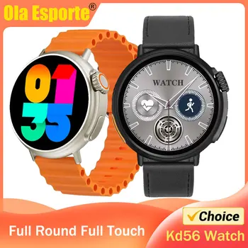 Ola Esporte Smart Watch Ultra 2 Мъже Жени Кръгъл Smartwatch BTPhone Call Watch NFC Водоустойчив FullTouch Smart Гривна Водоустойчив
