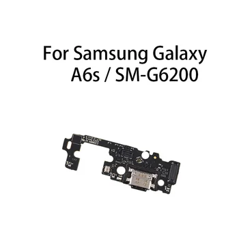 org Зареждане Flex за Samsung Galaxy A6s / SM-G6200 USB порт за зареждане Джак Dock конектор за зареждане съвет Flex кабел