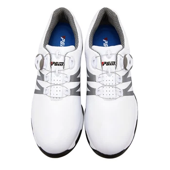 PGM Обувки за голф Мъжки водоустойчиви спортни обувки Шипове Анти-хлъзгащи се спортни копчета за маратонки Обувки за голф XZ101