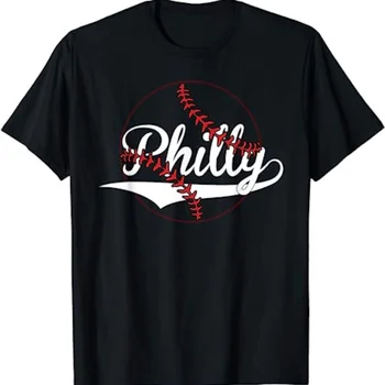 Philly реколта бейзбол любителите фенове тениска SweaT 12769