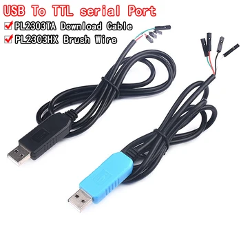 PL2303 PL2303HX/PL2303TA USB към RS232 TTL конвертор адаптер модул с прахоустойчив капак PL2303HX за arduino кабел за изтегляне