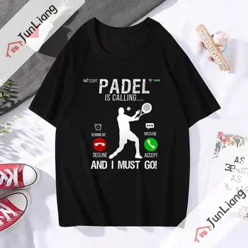 Porque Pierdo Padel Тениски Унисекс Short-sleev Упражнение Дишащи спортове Младежки мъжки топ тениски