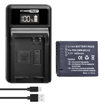 POWERTRUST Батерия / USB зарядно устройство, съвместимо с BP-DC10/E/U за Leica D-LUX 5,D-LUX 6